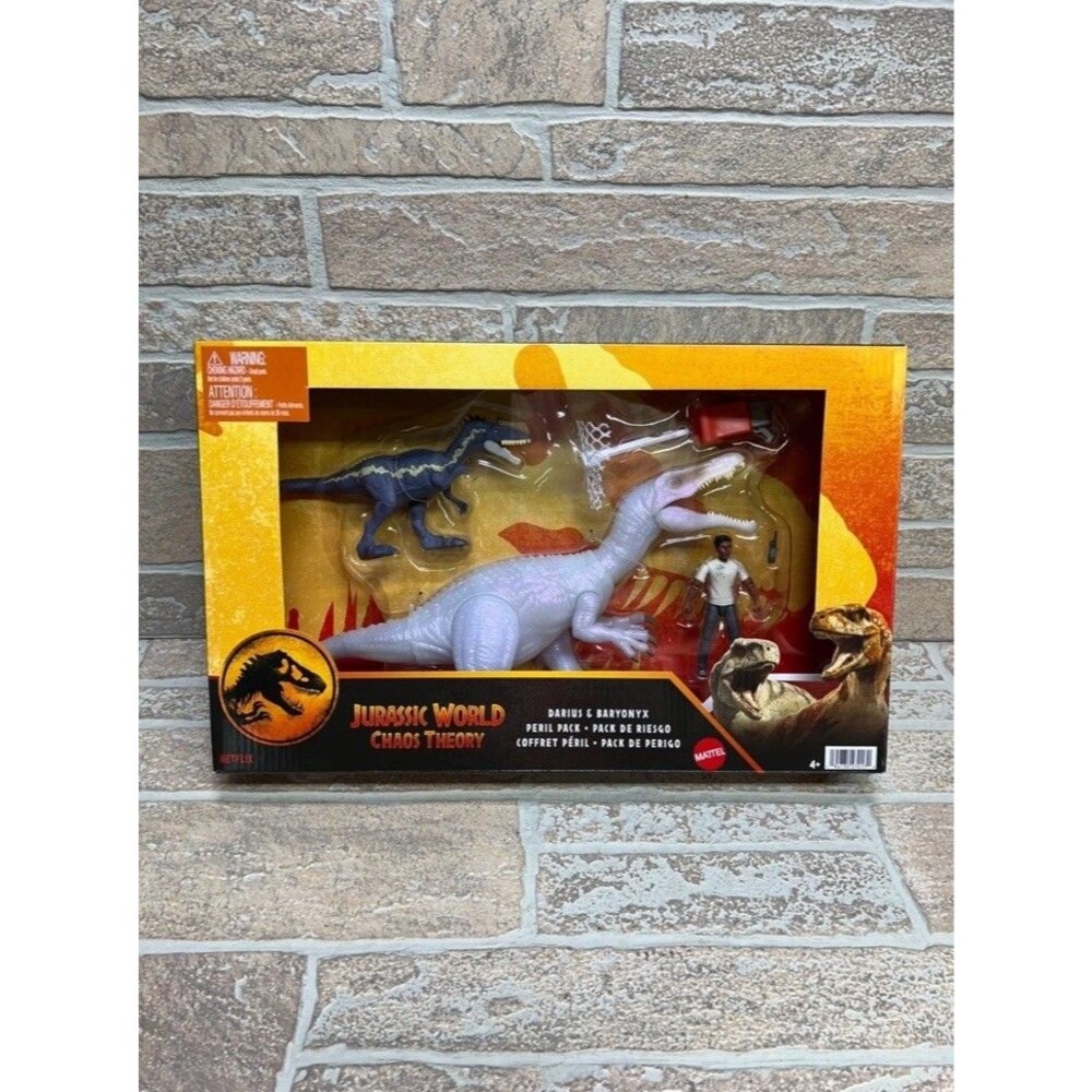 Mattel Jurassic World Chaos Theory Darius Baryonyx Monolophosaurus NIB 2024